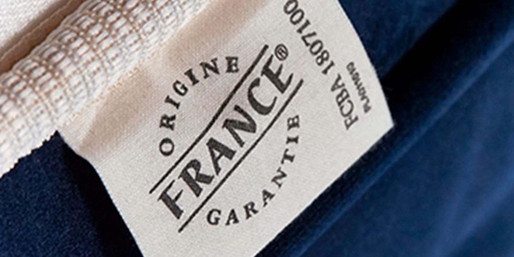 Étiquette origine France garantie de la marque Epeda