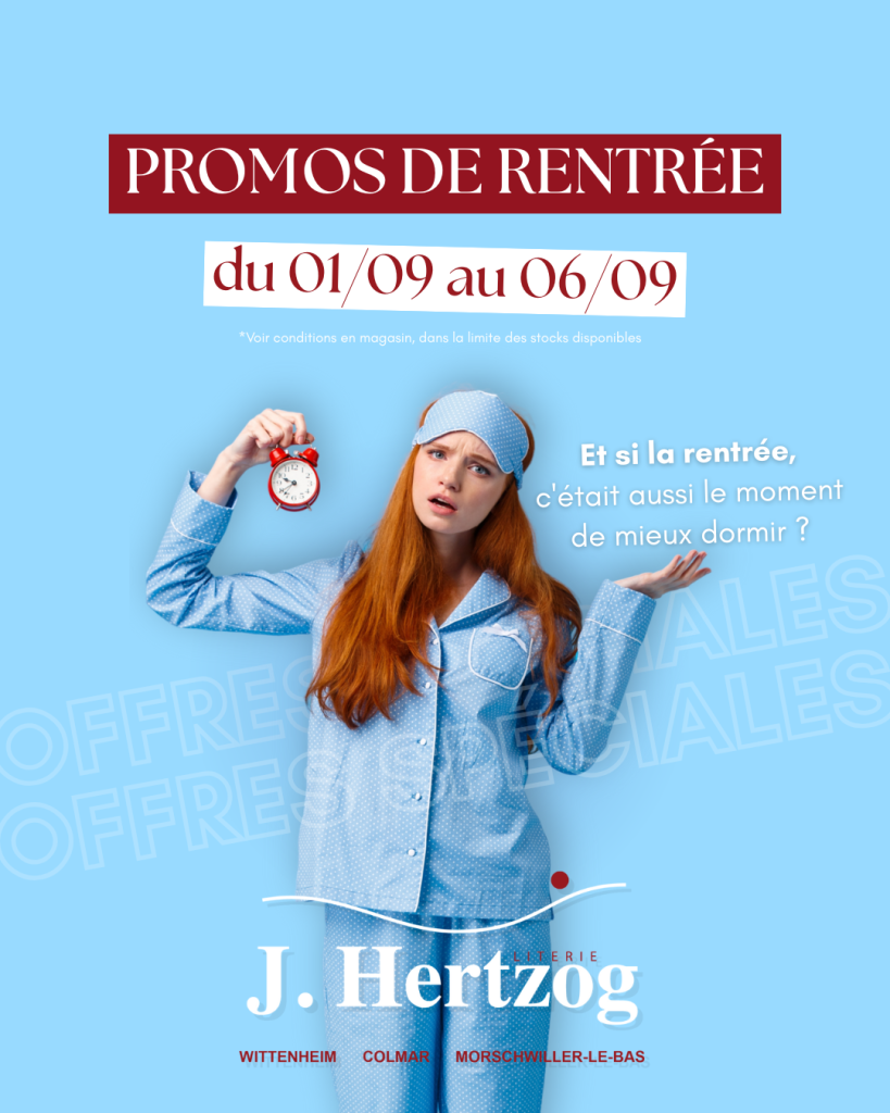 MATELAS HERTZOG - PROMOS DE RENTRÉE